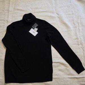 Classic Black Turtleneck Sweater